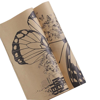 Dobra cena. Papier do pakowania kwiatów z serii Butterfly 80 g papieru kraft z logo w Internecie