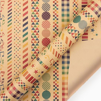 Dobra cena. Technologia druku atramentowego papieru Kraft Paper Gift Wrap Paper Roll w Internecie