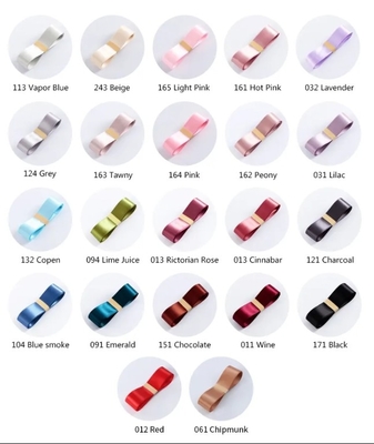 Dobra cena. 25MM*40Y Personalized Satin Ribbon for Flower Decoration Packaging (Personalizowana satynowa wstążka do opakowań z kwiatami) w Internecie