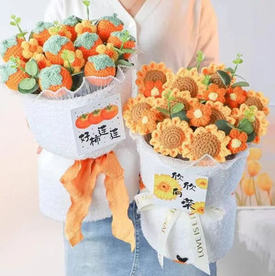 Dobra cena. Ręcznie złożony bukiet słonecznika, prezent urodzinowy dla dziewczyny/zwierzęcia, kreatywny prezent na sezon absolwencyjny w Internecie