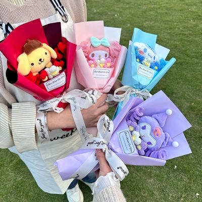 Dobra cena. 17x35cm Różnorodność Produktu Gotowy Bukiet lalki prezent dla dziewczyny i bestie w Internecie