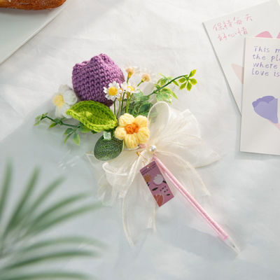 Dobra cena. Prezent na Dzień Nauczyciela / Dzień Matki - Praktyczne pióro z dzianiną słonecznika w Internecie