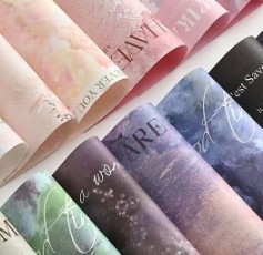 Dobra cena. Wysokiej jakości internet gwiazdy oleju malowania papieru art papier kwiat papier opakowania w Internecie