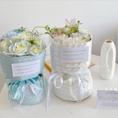 Dobra cena. Ice Cube maskę do oczu kotów, kolorowe opakowania do sztuki kwiatowej, papier do kwiatów, wodoodporne ręcznie wykonane DIY materiały do sklepu kwiatowego hurtowy w Internecie