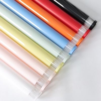 Dobra cena. Przejrzysty ramy prosty ramy op wodoszczelny koreański styl papier do pakowania kwiatów, bukiet sklepu z kwiatami, kwiat sztuki róż papier do pakowania materiał w Internecie