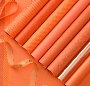 Dobra cena. Pomarańczowy papier do pakowania kwiatów Halloween w Internecie