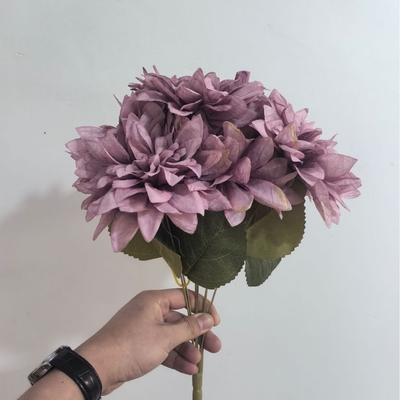 Dobra cena. Rekwizyty do fotografowania kwiatów z jedwabiu Dahlia, dekoracja stołu w sali weselnej w Internecie