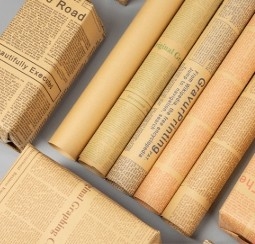 Dobra cena. Starożytny angielski papier nowoczesny Kraft Paper Flower Packaging Paper w Internecie