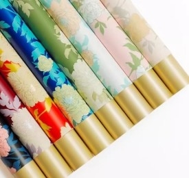 Dobra cena. Papier Yuyin National Color Peony Vintage Flower Packaging Paper w Internecie