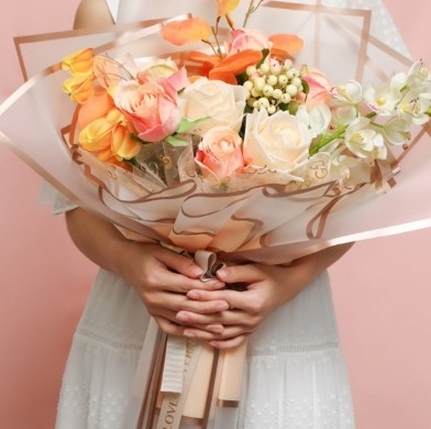 Dobra cena. Czas wysyłki 30-45 dni dla papieru do pakowania kwiatów Space Milan Double Phnom Penh Floral Flower 56*56cm w Internecie