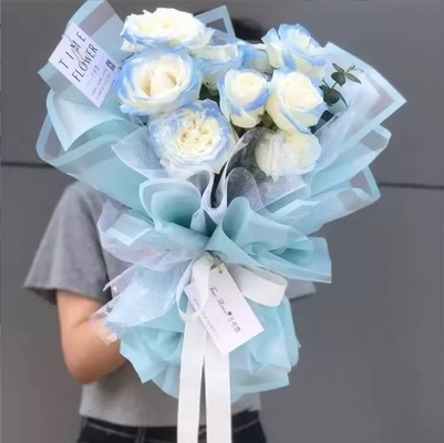 Dobra cena. Nowa Era Lekkie i eleganckie Papier Walentynki wodoodporny papier do owijania kwiatów, papier ramki bukietowej, diy materiały do owijania sztuki kwiatowej w Internecie