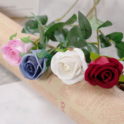 Dobra cena. Symulowany kwiat Mini pojedyncza róża Fałszywy kwiat Dekoracja domowa Ręczny kwiat Dekoracja ślubna Producent Sprzedaż hurtowa Świeże kwiaty Suszone kwiaty w Internecie