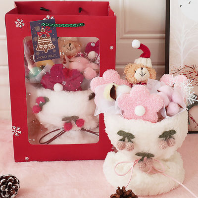 Dobra cena. Walentynki i prezenty świąteczne dla dziewczyny i najlepszej przyjaciółki: ustawienie stoiska z lalkami, bukietami, ręcznie wykonanymi pluszowymi zabawkami i prezentami kwiatowymi w Internecie