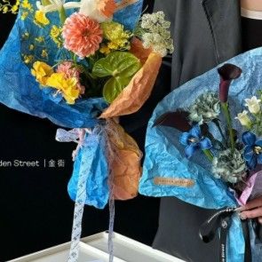 Dobra cena. Partysu Kolorowe Tk Wasz Farbowanie wodoodporne Kwiatowe Kwiaty Papier opakowaniowy Czas dostawy 30-45 dni w Internecie