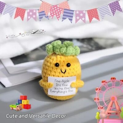 Dobra cena. Urocze ozdoby o pozytywnej energii ręcznie zniszczone Ananas Płaszczana lalka do dekoracji przyjęć w Internecie