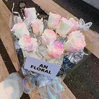 Dobra cena. Niszowy bukiet mydlanych kwiatów róży syrenki, ręcznie robione pachnące sztuczne róże na Walentynki, Dzień Matki, urodziny i prezenty świąteczne w Internecie