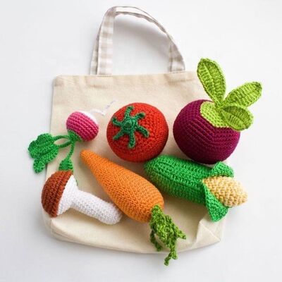 Dobra cena. Amigurumi Baby Play Cute Vegetable Crochet Handmade Baby Toys w Internecie