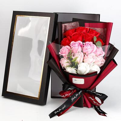 Dobra cena. 18-Rose Soap Flower Gift Box Custom Floral Gift for Christmas Walentynki Wielofestowe prezenty w Internecie