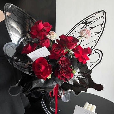 Dobra cena. Ręcznie robione Butterfly Wing Eternal Rose Soap Flower Bouquet Naturalna konsystencja antybakteryjna Róż konserwowane w Internecie