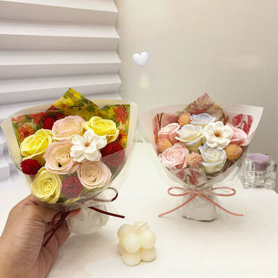 Dobra cena. Najlepiej sprzedający się naturalny bukiet kwiatów z mydła Róża na Boże Narodzenie i Walentynki, idealny na urodziny i wesela w Internecie