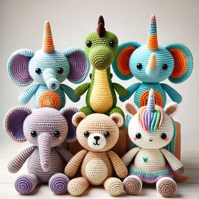 Dobra cena. Sprzedaż hurtowa OEM Cute Custom Handmade Stuffed Animal Doll Crochet Toy Baby Gift w Internecie