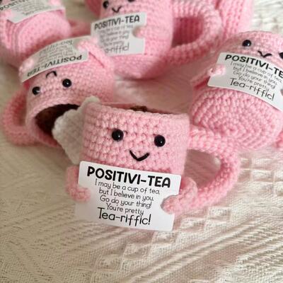 Dobra cena. Ręcznie robiona na szydełku pielęgniarka kaczka lalka Amigurumi pozytywne wsparcie sztuczna zabawka na wielkanoc nowy rok boże narodzenie ukończenie szkoły w Internecie