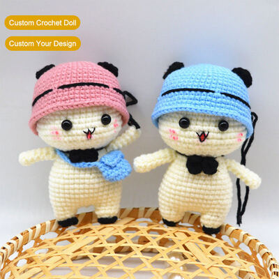 Dobra cena. Niemowlęce dzióbki zwierzęce bawełniane dzióbki pluszowe zabawki ręczne małe Amigurumi zwierzęta lalki dzióbki w Internecie