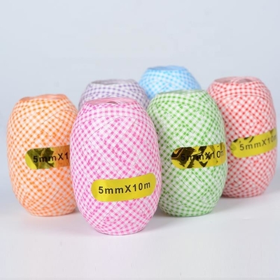 Dobra cena. 3,5 cala PP Hologram Curling Egg Gift Wrap Dekoracja w paski wstążka w Internecie